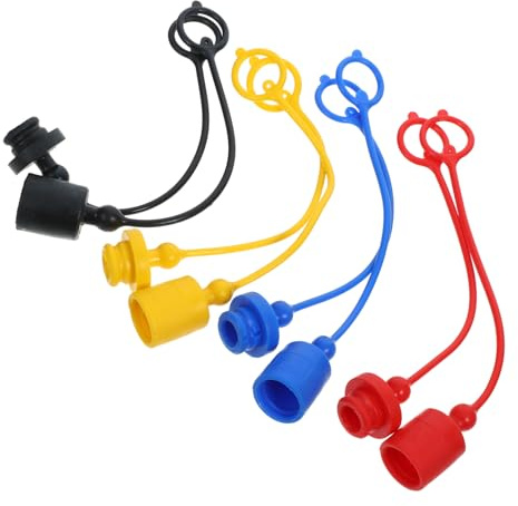 8pezzi Tappi Antipolvere Per Raccordi Idraulici Coperture Plastica Per Giunti Rapidi Protezione Idraulico E Accessori Industriali