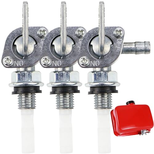 Robinet D'Essence,3pcs Interrupteur de Robinet D'Essence,Robinet de Carburant Réservoir,Robinet de Gaz Interrupteur de Robinet Essence Moto,pour Scooter,Cyclomoteur et Moto