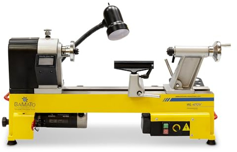 BAMATO Drechselmaschine WL-470V mit Digitalanzeige