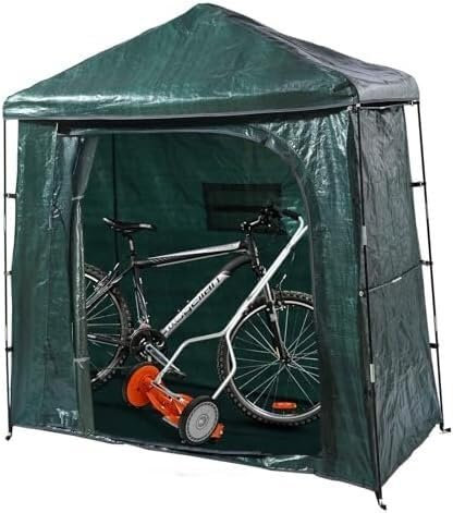 ININOSNP Oxford fabric tear-resistant Bicycle tent for Outdoor Bike Covers Storage Shed Tent Bike Tent Outdoor Storage Aluminum Alloy Bracket Bicycle Storage shed