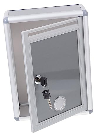 FIXOSHEE Metall Briefkasten Vorschlagsbox Mit Schlitz Wandmontage Aluminiumlegierung Büro Kartenbox Für Feedback Und Spenden