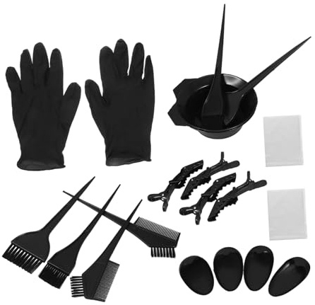 DECORNIJIA Haarfärbeset Mit Teilen Haarfärbewerkzeug-set Aus Kunststoff Praktisches Set Für Professionelles Haarefärben Zu Hause Salon