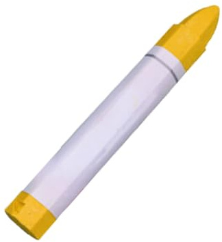 Penna Per Pneumatici Impermeabili - Marker Giallo Bianco | Decorazione Del Colore In Metallo | Penna Per Auto Portatile | Graffiti Rapidamente Asciutti | Marcatore Di Vernice Resistente | Strumento Di