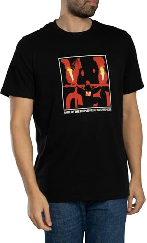 Weekend Offender Herren T-Shirt Grafik The People, Black