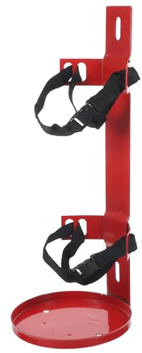 Luxshiny Soporte de Pared para Extintor Correas Reforzadas 5-7kg Montaje Seguro para Extintores en Casa y Oficina