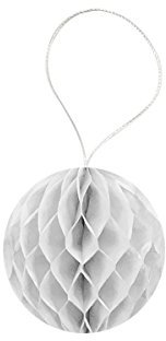 ALLYDREW 1” Tiny Honeycomb Balls White Honeycomb Balls (Set of 20), White