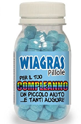 dor WIAGRAS Pillole - Articolo Scherzoso Idea Regalo per Festa Compleanno