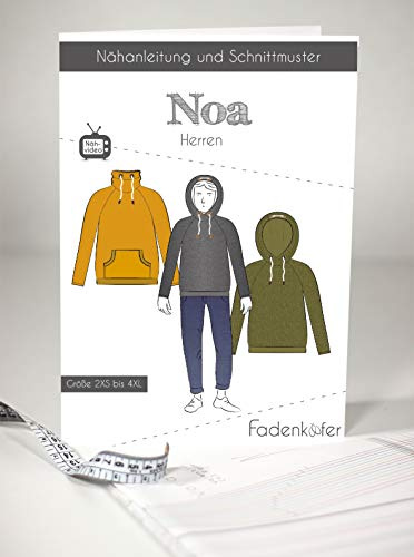 Schnittmuster und Nähanleitung - Herren Pullover - Noa