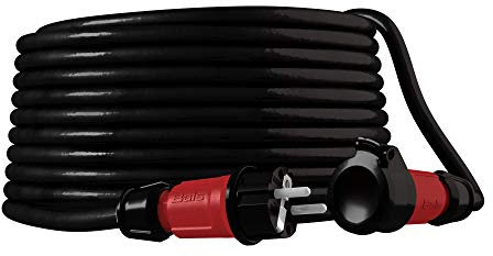 Baustellen Verlängerungskabel 230V IP44 Kabel 3x1,5mm² Schuko Aussenbereich Doktorvolt® Außen Stromkabel bis 50m (30m)