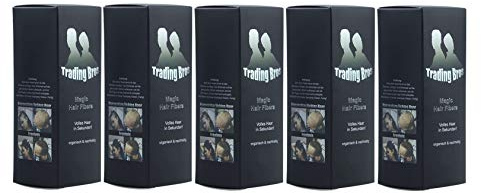 5x Dosen Premium Streuhaar Schütthaar Haarverdichtung Trading Bros Magic Hair Fibers Dunkelbraun