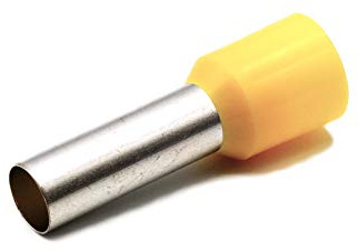 Hilpress Aderendhülsen 25mm² gelb lang Hülse 22mm isoliert 25mm2 25,00 L 50 Stück