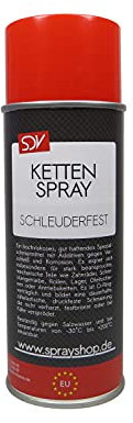 SDV Chemie Kettenspray 12x 400ml transparent Motorrad O-Ring Haftschmiermittel Fett Chain Kettenschmierstoff