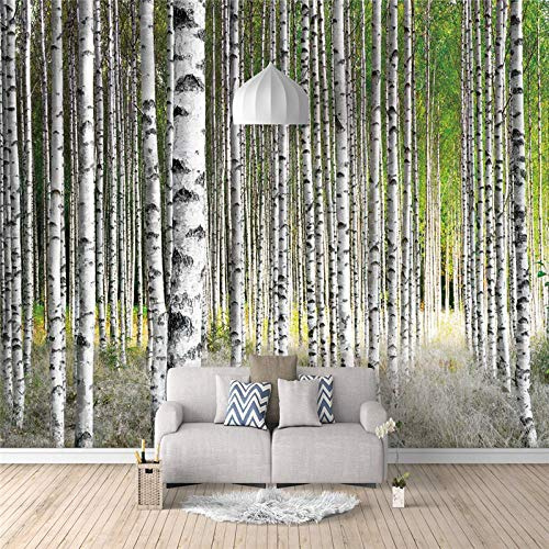 Fotomurales bosque 300X200cm Decoración de Pared decorativos Murales moderna de Papel Pintado Sala Living Oficina Dormitorio