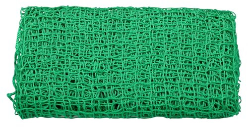 Wiltec Ladungssicherungsnetz 5x3 m Grün Masche 4,5x4,5 cm Stärke 3 mm Polypropylen Transportnetz für Anhänger mit Randkördel Witterungsbeständig Ladung Sicherheit