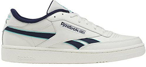 Reebok Club C Revenge, Sneaker Uomo, Gesso Vector Navy Cyber Mint, 43 EU