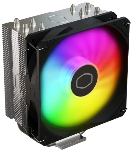 Cooler Master Hyper 212 Spectrum V3 CPU luftkylare, ARGB Sync, 120 mm PWM-fläkt, 4 koppar direktkontakt värmerör, 152 mm hög, AMD Ryzen AM5/AM4, Intel LGA1700/1200 (RR-S4NA-17PA-R1)