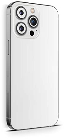Skins4u Schutzfolie Skin Cover Skins Design Folie Kratzerschutz kompatibel mit iPhone 12 Solid State Weiss