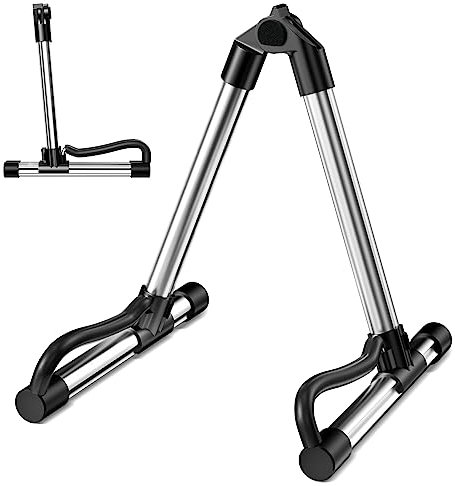 Ceisazira Gitarrenständer, Guitar Stand A-frame aus Aluminiumlegierung Gitarren Ständer Universal Tragbarer, Gitarrenhalter für Mandoline, Ukulele, Akustikgitarre, E-Gitarre, Bassgitarre