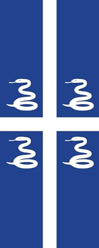 magFlags Drapeau Martinique | portrait flag | 3.5m² | 300x120cm