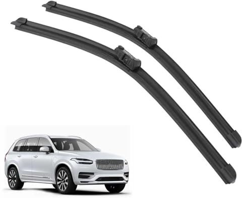 TOYOCC Car Front Wiper Blades Brushes Cutter Accessories Rubber Windshield Wiper Universal For Volvo XC90 MK2 2016-2019 Windshield Wiper