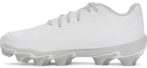 Under Armour Glyde Sola Rm Jr Softball Cleats Sneaker für Mädchen, (100) White/Summit White/Stone, 1.5 Little Kid