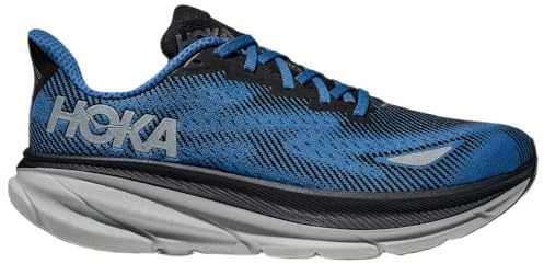HOKA M Clifton 9 Gtxgymnastiksko för män, Svart dimmig natt, 41 EU