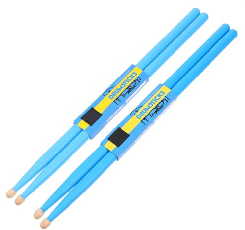 UPKOCH 2 Paare Ahorn Drumsticks Holz Trommelstöcke Schlaginstrumente Mit Runder Spitze Bequemes Griffgefühl Universell Für Schlagzeuganfänger Und Musikliebhaber