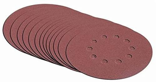 Matrix Schleifpapier Schleifscheiben Set 50Stück für Trockenbauschleifer DWS 600 710 710new und DWS 1200 1280 1280-2 (verschiedene Körnungen, mit Klett, 215mm Durchmesser, 130210020-5x)