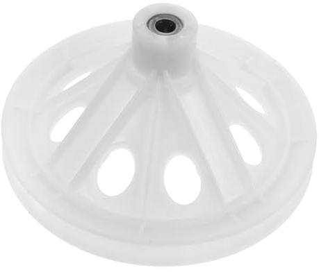 RORPOIR Polea Reductora de Lavadora de Plástico Diseño de Doble y Eje Cuadrado, Accesorio Duradero para Operación Semiautomática en Reparación