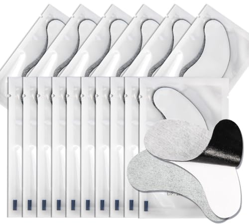 Lunamoon UV Augenpad für Wimpernverlängerung Wimpernpads Eyelash Pad 50Paar | 2in1 UV Wimpernverlängerung Pad,Wimpern Augenpads,Wimpern Patches,Eye Patch for Eyelash Extension,Wimpern Extension Zubehör