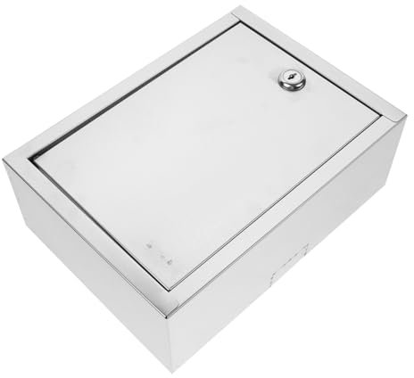 HYTROVE Wall Mount Milk Box for Outdoor Use Lockable Package Box for Front Porch Home Milk Storage Container