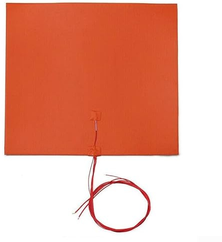HOHOVYVY Silikon Heizmatte 350x350mm 1400W Druckerheizung Thermopad Wärmeplatte für 3D Drucker Heizbett 220V