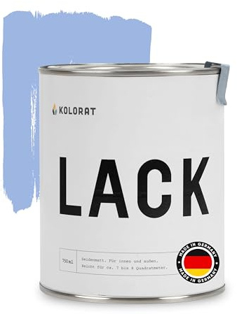 Kolorat® Möbelfarbe Aquarell 750ml für Innen & Außen | Made in Germany | Hochdeckend, wasserbasiert, geruchsarm, für Holz Metall & Kunststoff, kinderfreundlich nach DIN EN 71-3 vielseitig einsetzbar