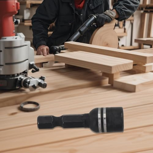 8 mm magnetischer Steckschlüssel-Adapter, 10-teiliges Set für elektrische Bohrmaschine, Sechskantmutter-Schraubendreher mit 1/4-Zoll-Schaft, kompatibel mit Druckluft- und Elektrowerkzeugen, 42 mm