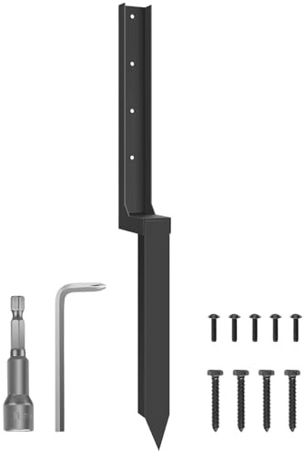 Fence Post Repair | Ground Fixer Spikes Set,Fence Post Stabilizer Menders - for Outdoor Garden Backyard Landscape Farm Lawn Patio