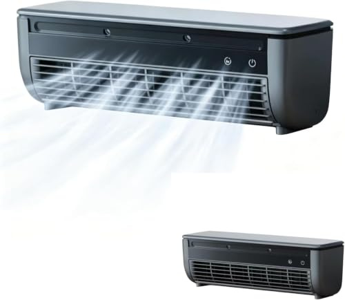 Aire acondicionado de pared sin unidad exterior, aire acondicionado portátil | Refrigeración instantánea en 30 segundos (A)