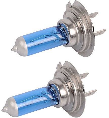 HOUTBY™ 2Stk KFZ H7 6000K Xenon Gas Halogen Scheinwerfer Weiß Licht Lampen Birnen 55W