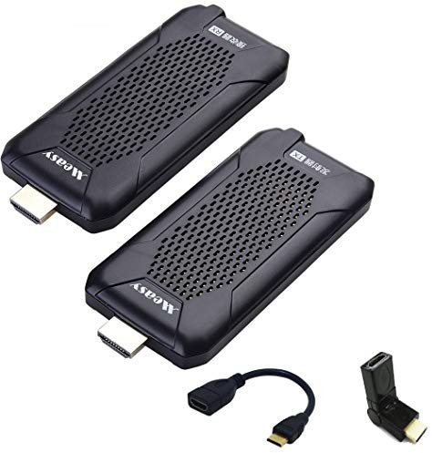 measy Wireless HDMI Transmitter and Receiver HDMI Wireless Extender, for transmiting aduio video from PC/set tv box/to TV/Projector/Monitor (FHD656 NANO)