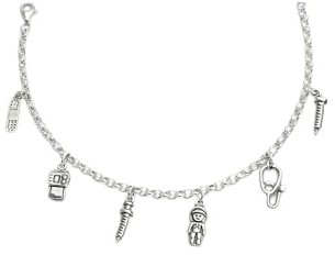 Pulseras Plata Ley Mujer Auxiliar Enfermería 20cm