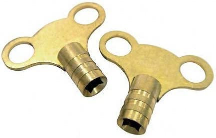 Karrma Ltd. Radiator Key Brass - Radiator Bleed Key - Radiator Bleed Valve Key - Venting Air Valve
