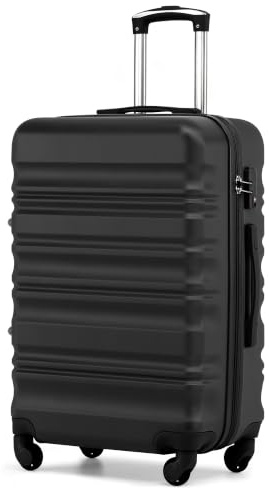 COOLIFE 24 Inch Medium Suitcase, Hard Shell Lightweight ABS+PC Luggage