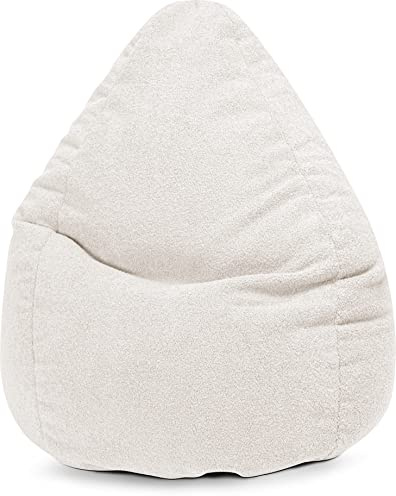 Sitting Point Sitzsack Wooly Fellimitat XL ca. 220L Natur