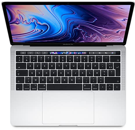2019 Apple MacBook Pro mit 1,4 GHz Intel Core i5 (13 inch, 8 GB RAM, 256 GB SSD) (QWERTZ Deutsch) Silber (Generalüberholt)