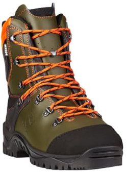 KOX Schnittschutzstiefel/Schnittschutzschuhe UNO Olivgrün Größe 46 | S3L