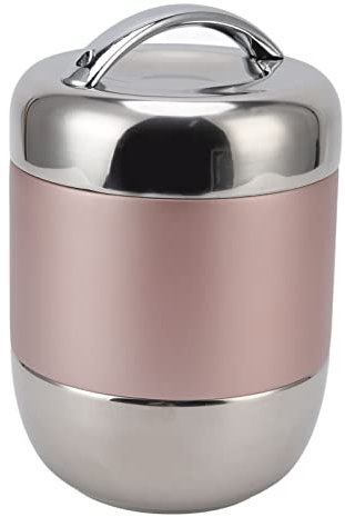 Termo de Alimentos 1.5L, Termo de Almuerzo con Cierre Hermético, Acero Inoxidable Anti-derrames, para Exteriores, Trabajo, Viajes, Picnic
