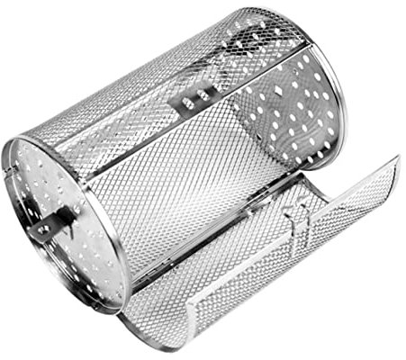 Toddmomy Stainless Steel Grilling Cage Baking Tube Metal Kitchen Roasting Tool for Home Use for Bbq Baskets and Oven French Fries Baskets