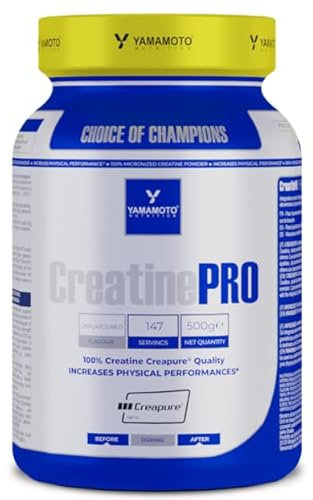CreatinePro 500 gr - Creatina monoidrato micronizzata di alta qualità, gusto naturale