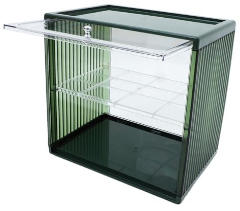 WATIIFUFU Contenitore Pane Cucina Pane Trasparente Doppio Conservazione Freschezza Materiale Plastica
