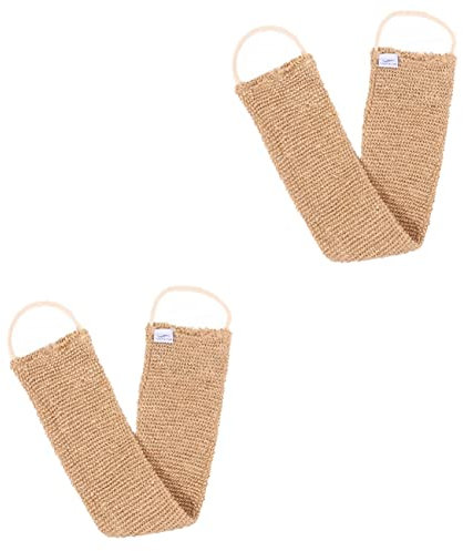 HAPINARY 2 Stücke Strap Zurück Wäscher Bad Pinsel Luffa Körper Wäscher Peeling