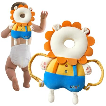 Protezione per la testa del bambino, protezione per la testa del bambino, protezione anticaduta, cuscino per bambini, cuscino per la schiena regolabile, cuscino a forma di cartone animato, protezione
